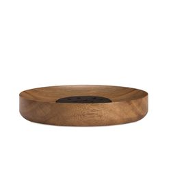 Set da bagno in legno di acacia, 4 pezzi, marrone | Acacia