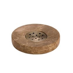 Ensemble de salle de bain 3 pièces en marbre marron | Marbre marron