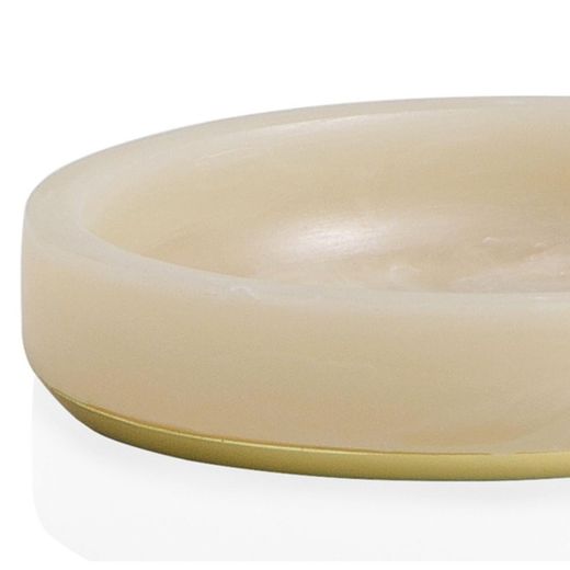 Pink marble effect bathroom set, 4 pieces | Cloudy