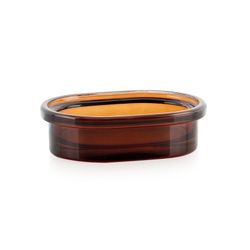 4-piece amber glass bathroom set