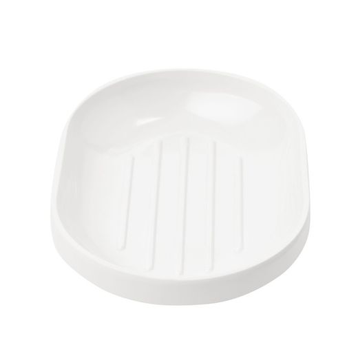 Porte-savon Step blanc, 15x11x3cm