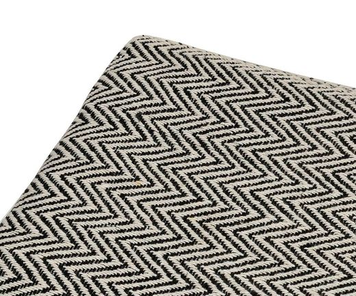 JAQUARD-Beige cotton sofa blanket, 125x150 cm