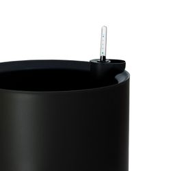 Modulaire hydrant plantenbak rond zwart zilveren poten, Ø40x44 cm