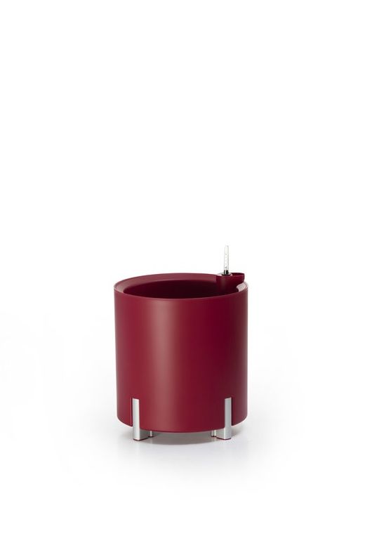 Maceta Modular con Autorriego Mediterránero Roja/Plateada, Ø40x44 cm