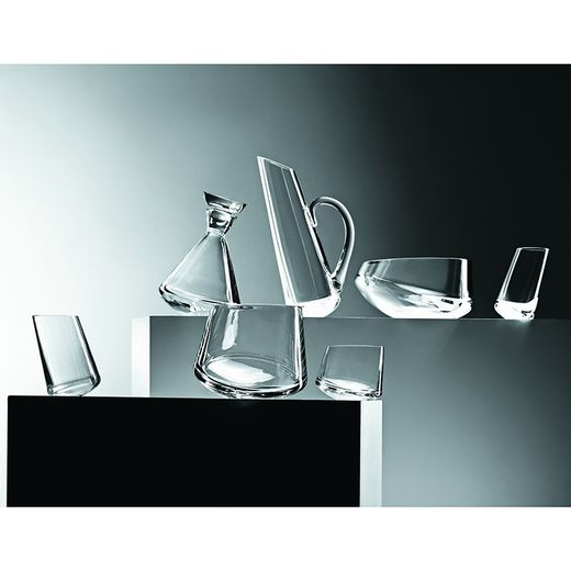 Transparent glass pitcher, Ø 9.4 x 28 cm | Zanzibar