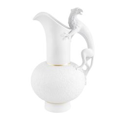 Pichet en porcelaine blanche, 19,2 x 16,3 x 31,3 cm | Gryphus