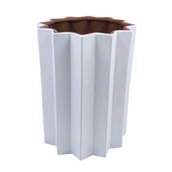 White Ceramic Vase, Ø23x30cm