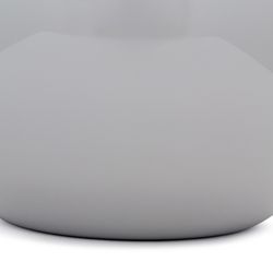 Vaso de vidro cinza, 25x30 cm