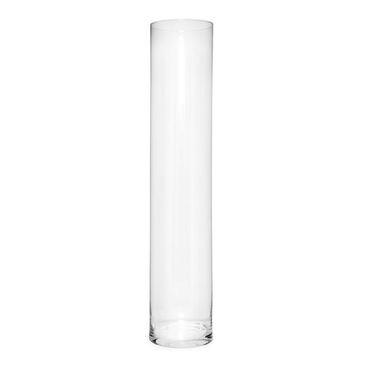 Genomskinlig glasvas, 100x20 cm