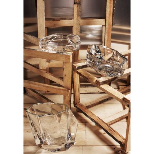 Klarglasvase, 10,8 x 22 x 25 cm | exotisch