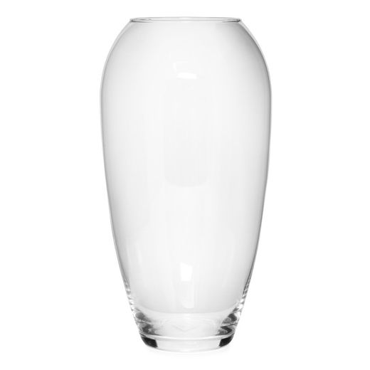 Vase en verre transparent, 37x16 cm