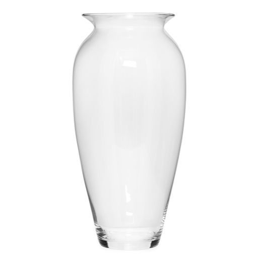 Vase en verre transparent, 50x22 cm