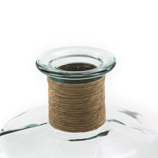 Glasvas och Enea, Ø21x26cm