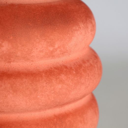 Wazon ze szkła z terakoty, Ø 26 x 27 cm | Kidha