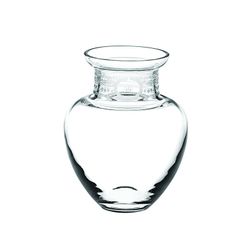 Vaso in vetro trasparente M, Ø 15,1 x 20 cm | avorio