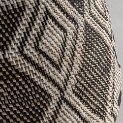 Zirba rattan vase in natural, 38 x 38 x 35 cm