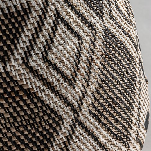 Zirba rattan vase in natural, 38 x 38 x 35 cm
