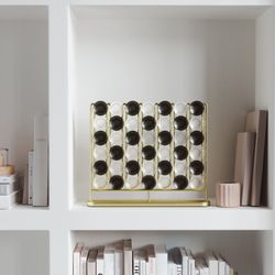 Steel 4-in-a-row game in multicolour, 32 x 5 x 26 cm | Stax