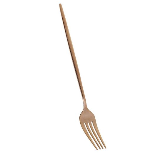 Coffret de 16 couverts en acier bronze, 30 x 26 x 32 cm | élégant