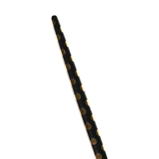 Set van 16 stalen bestek in goud en zwart, 30,5 x 26,5 x 32,5 cm | Mollen