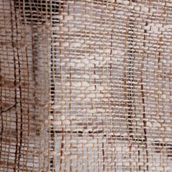 Juego de 2 lámparas de techo de metal y lino en marrón, 28 x 28 x 35 cm | Shipley