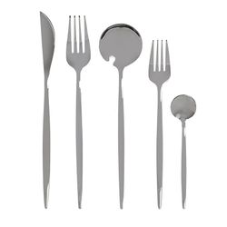 Coffret de 20 couverts en acier argenté, 30 x 26 x 36 cm | Bord de mer