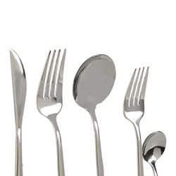 Coffret de 20 couverts en acier argenté, 30 x 26 x 36 cm | Bord de mer