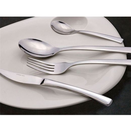 Set van 24 roestvrijstalen bestek in zilver | Madrid