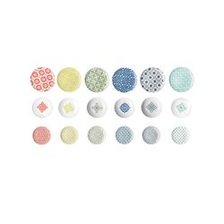 Vajilla completa de porcelana Guzzini para 6, Ø26 / Ø20,3 / Ø19,7 cm