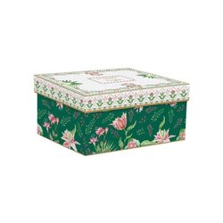 Mehrfarbiges Porzellan-Teekanne und 2 Gläser-Set | Botanik