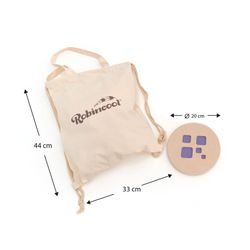 Montessori-style game made of natural birch in multicolour, 33x44x13 cm | Playful