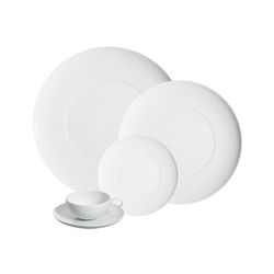 Juego té 15 Piezas porcelana Domo Whité