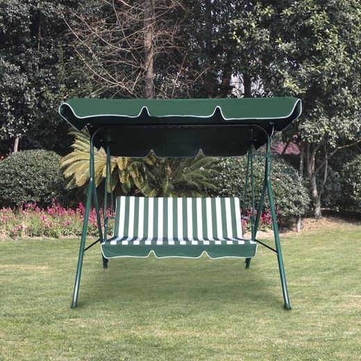 JULIETTE - Garden Seat 2-3 Seats Green Steel