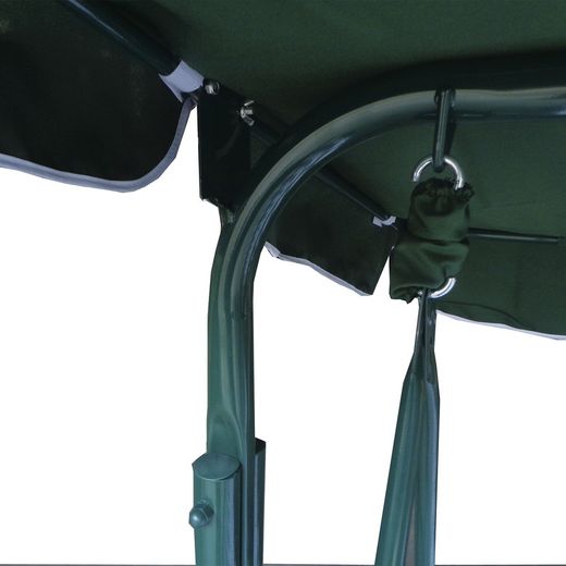 JULIETTE - Garden Seat 2-3 Seats Green Steel