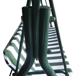 JULIETTE - Garden Seat 2-3 Seats Green Steel