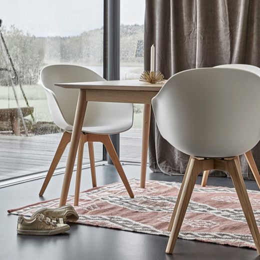 Kilim 100% PET Reciclado Rosa, Gris y Crema 200x300 cm