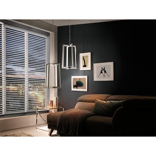 KUMA-Φωτιστικό οροφής Ανοξείδωτο ατσάλι LED, 35x35x53 cm