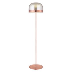 Floor lamp mod. Raychel- Black Pearl + smoky D36 H175