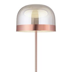 Floor lamp mod. Raychel- Black Pearl + smoky D36 H175