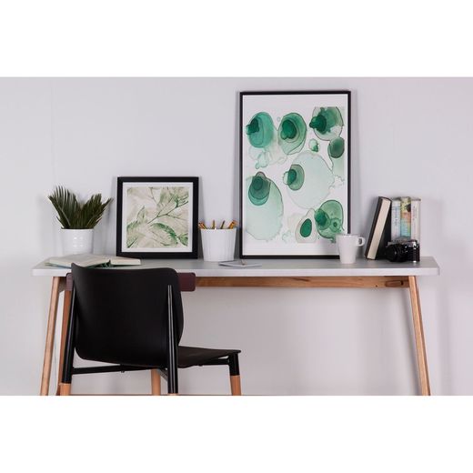 AGUAS Kunstdruck mit schwarzem Rahmen, 40x3,5x60 cm