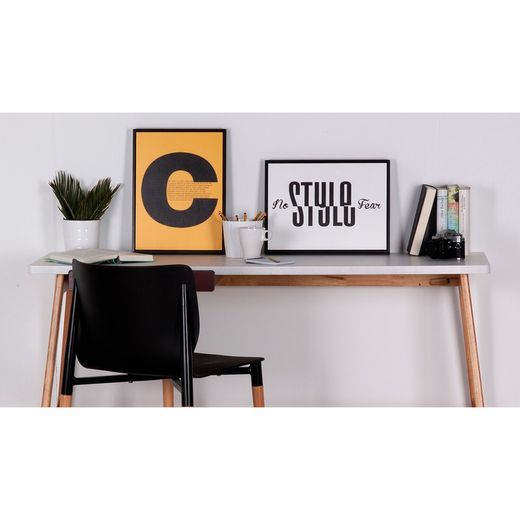 CONCEPT art print with black frame, 30x3.5x40 cm