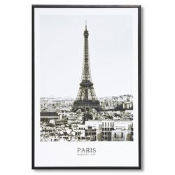 Pôster EIFFEL com moldura preta, 40x3,5x60 cm