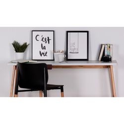 LA VIE art print with black frame, 30x3.5x40 cm