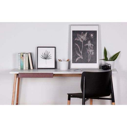 PALMA art print with black frame, 25x3.5x30 cm