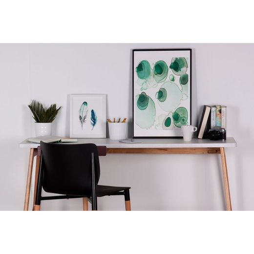 PEN-Druck mit weißem Rahmen, 25x3x30 cm