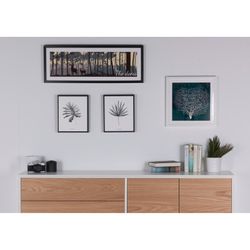SHADE print with white frame, 40x3x40 cm