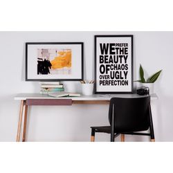 SPOTTED Poster mit schwarzem Rahmen, 60x3x40 cm