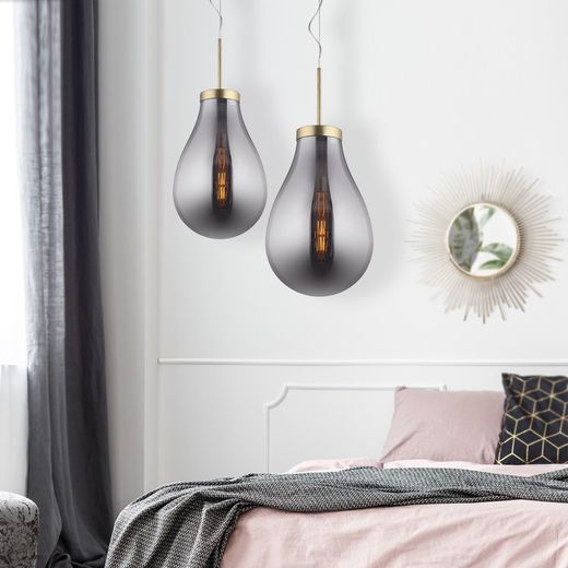 Pendant lamp mod. Hatann -ambar D50