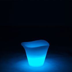 Multicolored Led Outdoor Ice Cube Lamp, 34x33x26.5cm