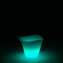 Multicolored Led Outdoor Ice Cube Lamp, 34x33x26.5cm